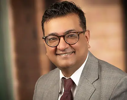 Portrait of Manish Jain, MD.